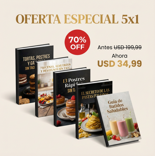 Pack Premium +1.000 Recetas Sin Gluten
